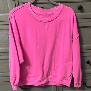 Bright Pink Sweatshirt